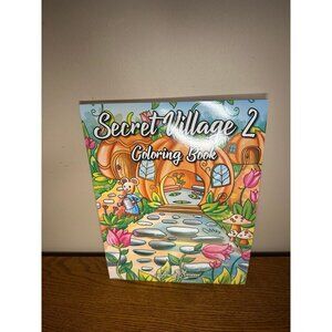 Secret Village 2 Ava Browne adult coloring book NEW